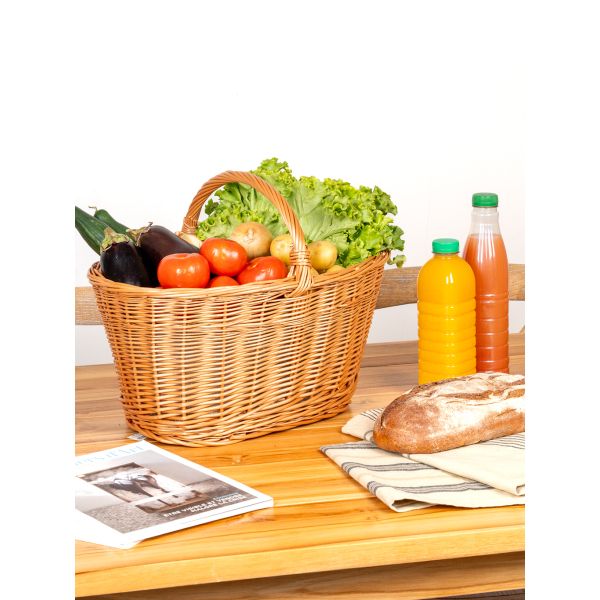 Panier crocane en osier buff - AUBRY GASPARD