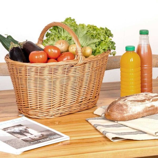 Panier crocane en osier buff - AUBRY GASPARD