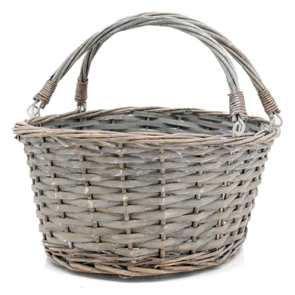 Panier en éclisse grise - AUB-7160