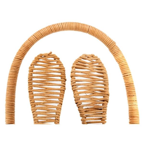 Panier lapin enfant en rotin - 5