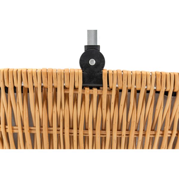 Panier isotherme à anse pliable en osier - 52,90