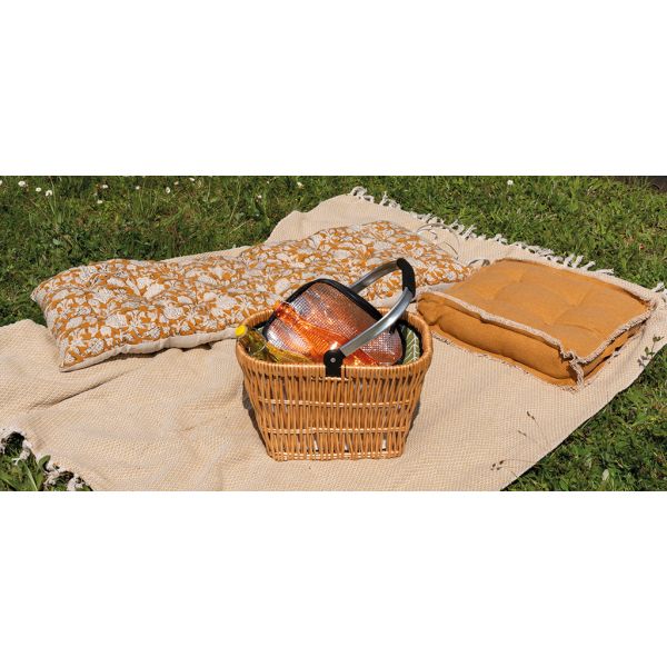 Panier isotherme à anse pliable en osier - 5