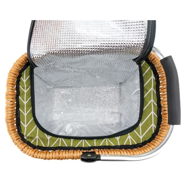 Panier isotherme à anse pliable en osier - AUBRY GASPARD