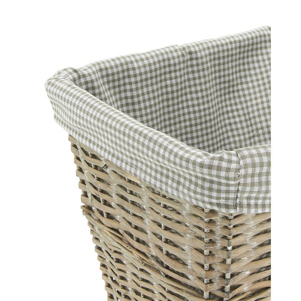 Panier à linge Home en osier et coton - 39,90