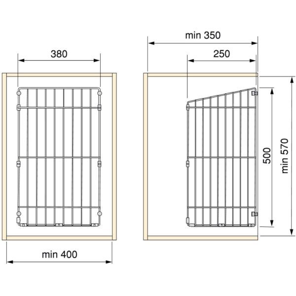 Panier à linge pour modules de salle de bain Modulo - 45,90