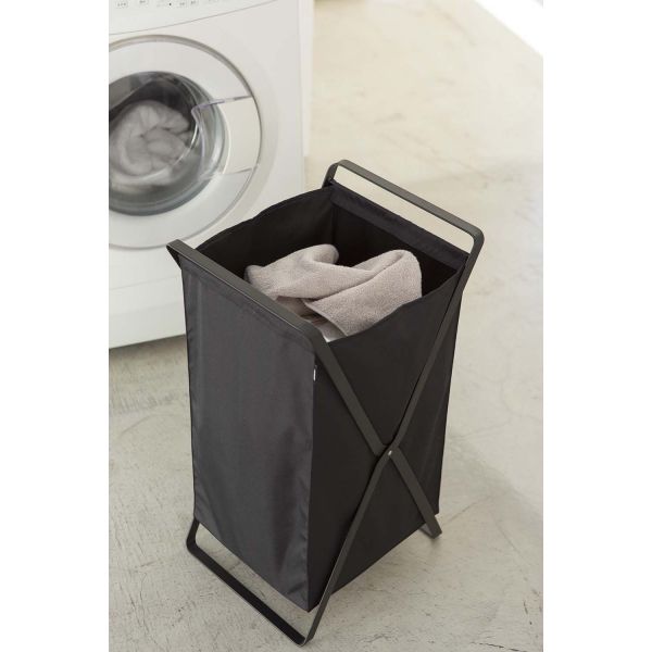 Panier à linge pliable tower (noir)