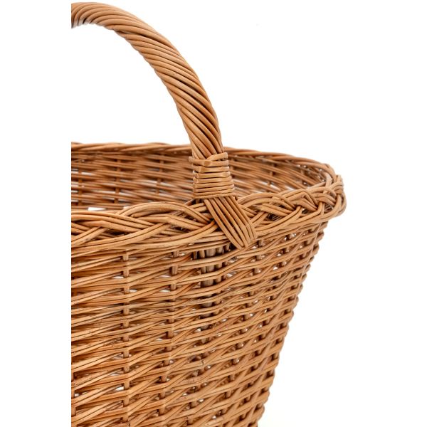 Panier de marché en osier buff - AUB-5536