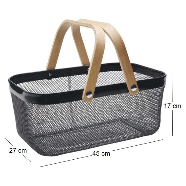 Panier en métal gris anthracite Grosser - GUILLOUARD