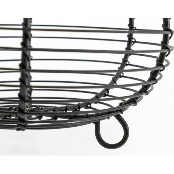 Panier à œufs en métal noir - 5