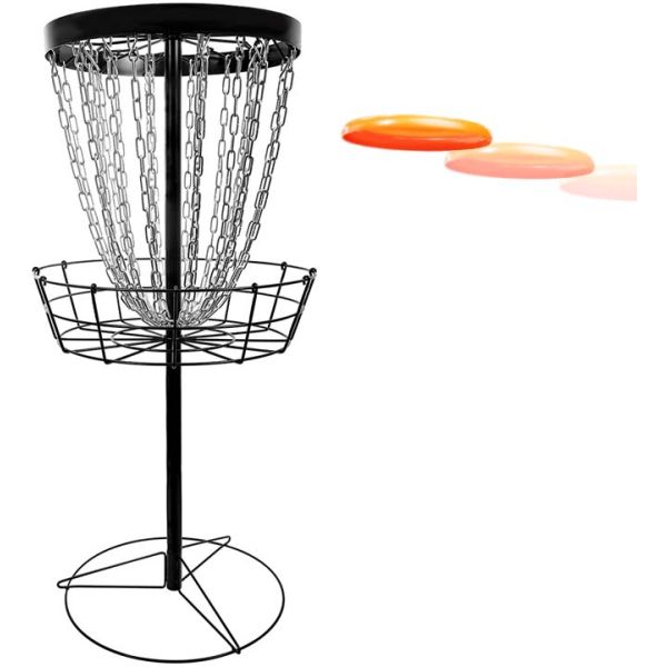 Panier métallique 12 chaînes disc-golf frisbee