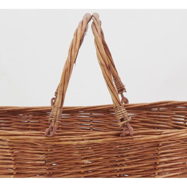 Panier en osier buff - AUB-6326