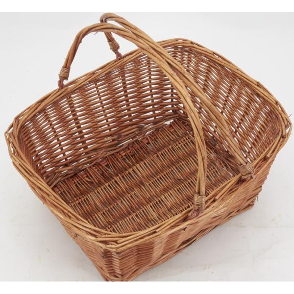 Panier en osier buff - 5