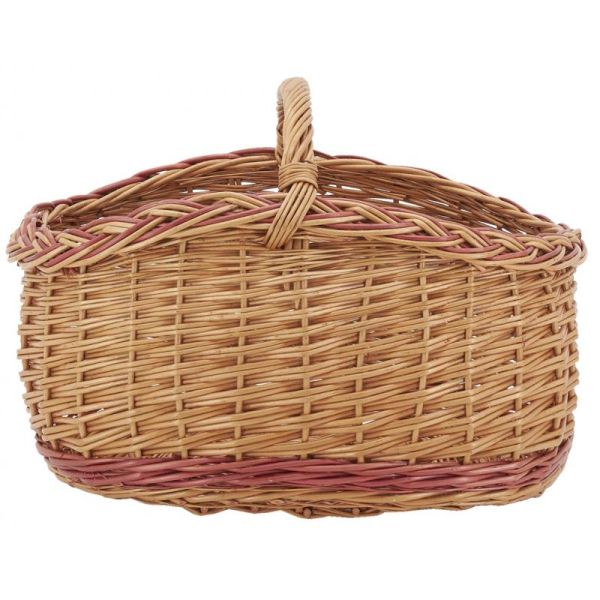 Panier en osier buff et marron - AUBRY GASPARD