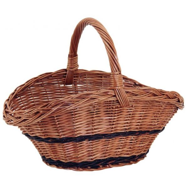 Panier design osier buff