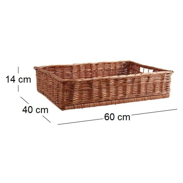 Panier ouvreuse cinéma en osier - AUB-4890