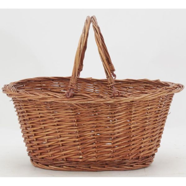 Panier ovale en osier buff - AUBRY GASPARD