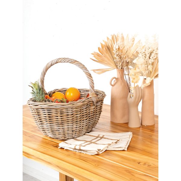 Panier ovale en poelet fendu - AUB-6145
