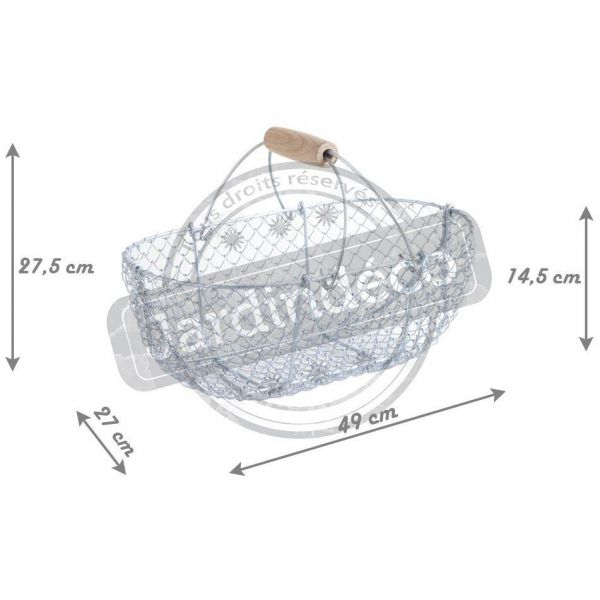 Panier de peche coquillage 20 litres - AUBRY GASPARD