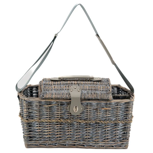 Panier pique-nique isotherme en osier - 10