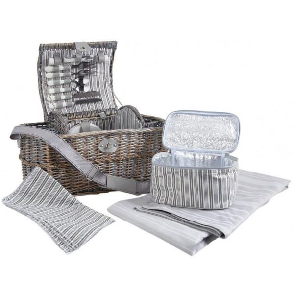 Panier pique-nique isotherme en osier - AUB-0964