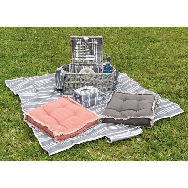 Panier pique-nique isotherme en osier - 12