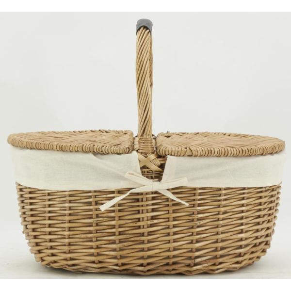 Panier en osier avec couvercle - 44,90