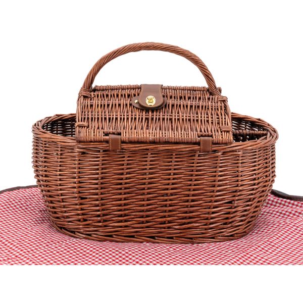 Panier pique-nique en osier naturel Vichy - 145
