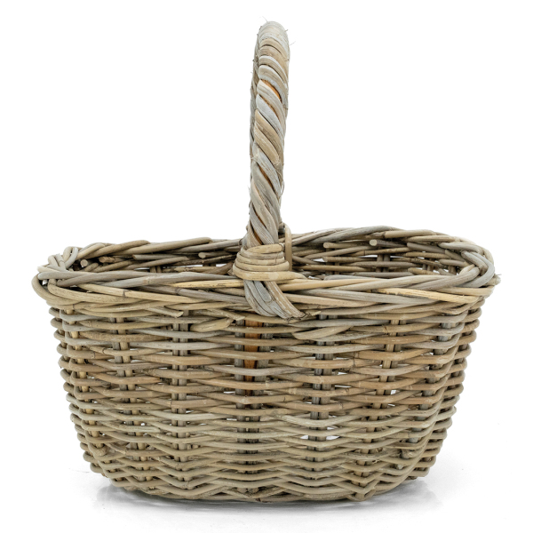 Panier en poelet gris - 5