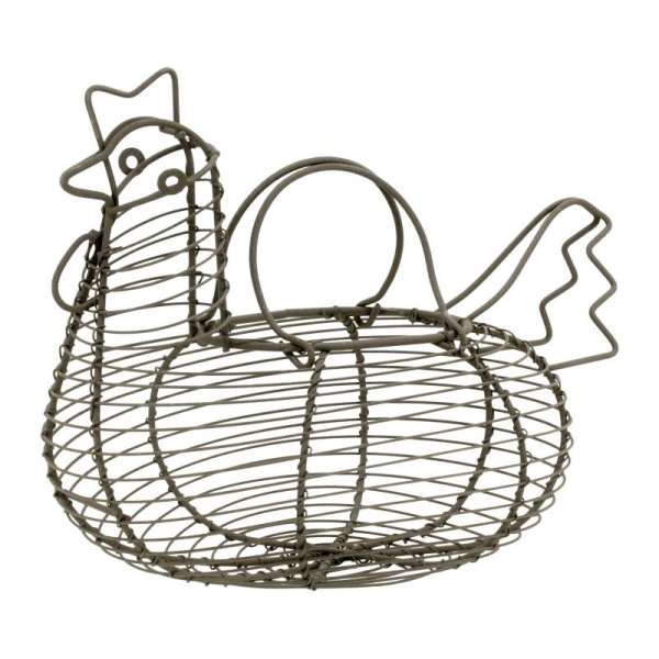 Panier poule en métal
