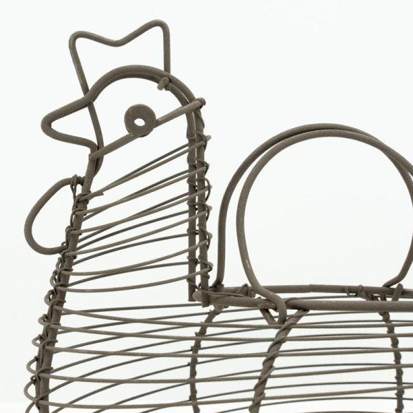 Panier poule en métal - 10,90