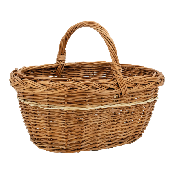 Panier à provisions en osier Lucette
