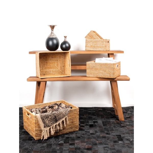 Panier de rangement en rotin naturel - AUBRY GASPARD