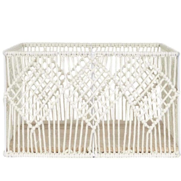 Panier rectangulaire gigogne Boho (Lot de 3) - 39,90