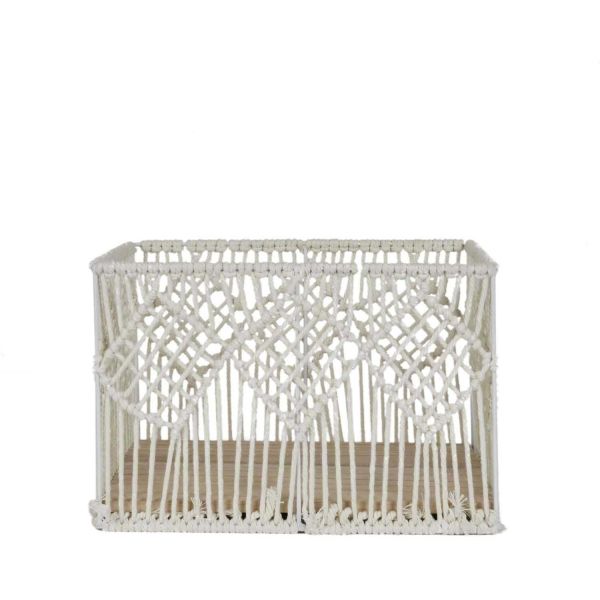 Panier rectangulaire gigogne Boho (Lot de 3) - 6
