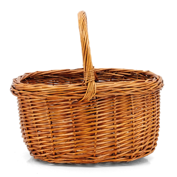 Panier rectangulaire en osier buff - AUBRY GASPARD