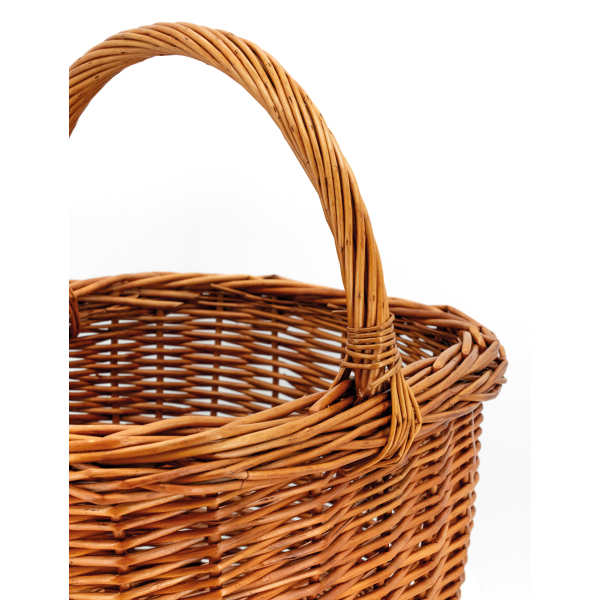 Panier rectangulaire en osier buff - 24,90