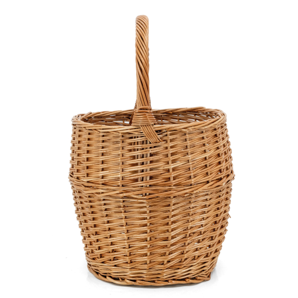 Panier rond en osier buff 30 cm - 29,90