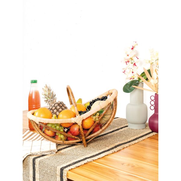 Panier en rotin et grillage - AUBRY GASPARD