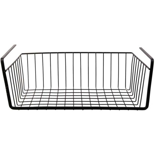 Panier suspendu en métal filaire noir - CMP-1538