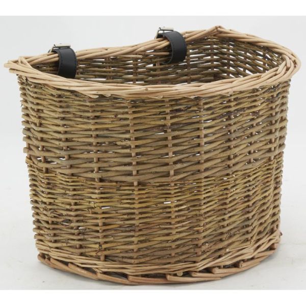 Panier à vélo en osier et polyuréthane - AUB-6370