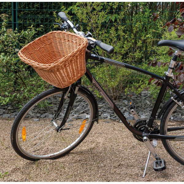Panier vélo en osier buff - AUBRY GASPARD