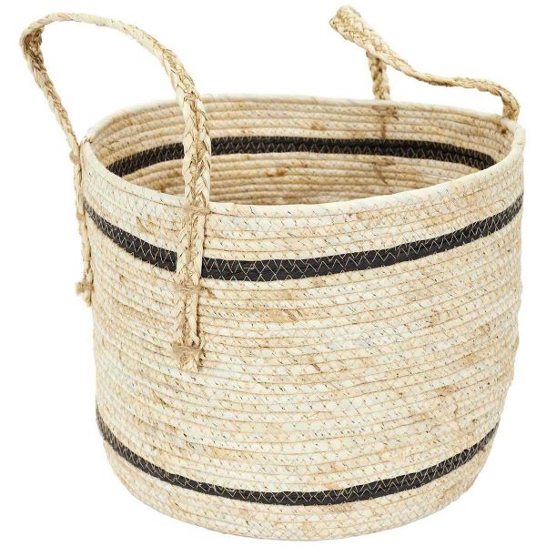 Paniers bicolores en fibre de mais (Lot de 3) - CMP-5297