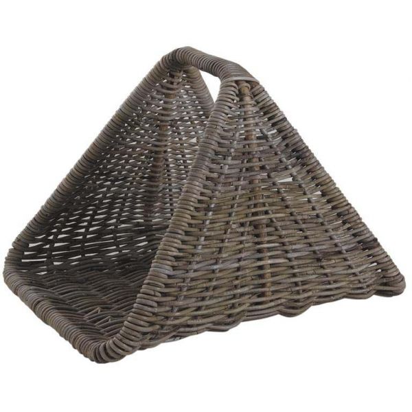 Paniers à bûches en poelet gris (Lot de 2) - AUBRY GASPARD