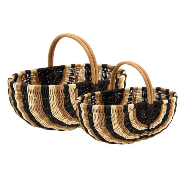 Duo de panier en rotin (lot de 2)