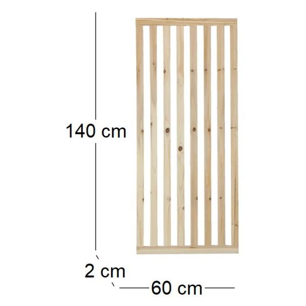 Panneau en latte de pin - AUB-5036
