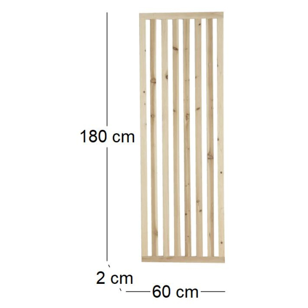Panneau en latte de pin - AUB-5035