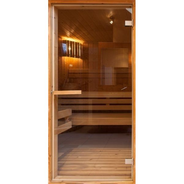 Papier-peint pour porte - Sauna