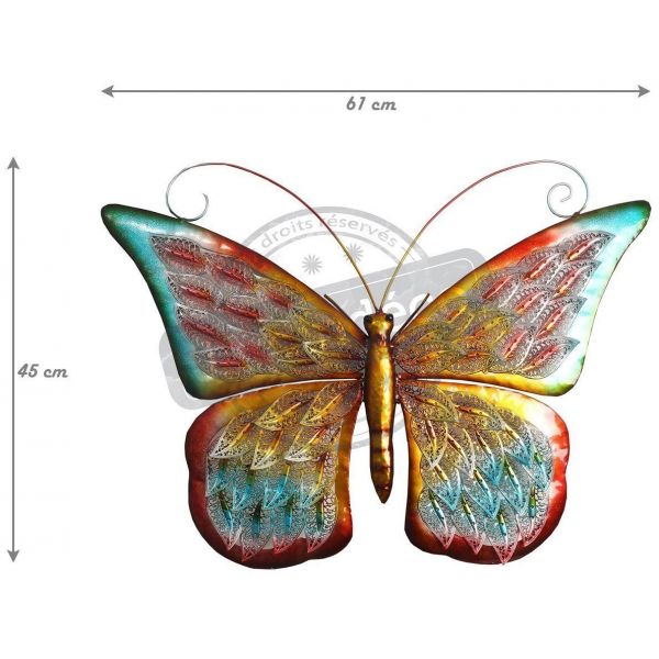 Papillon en métal Miami 61 cm - 