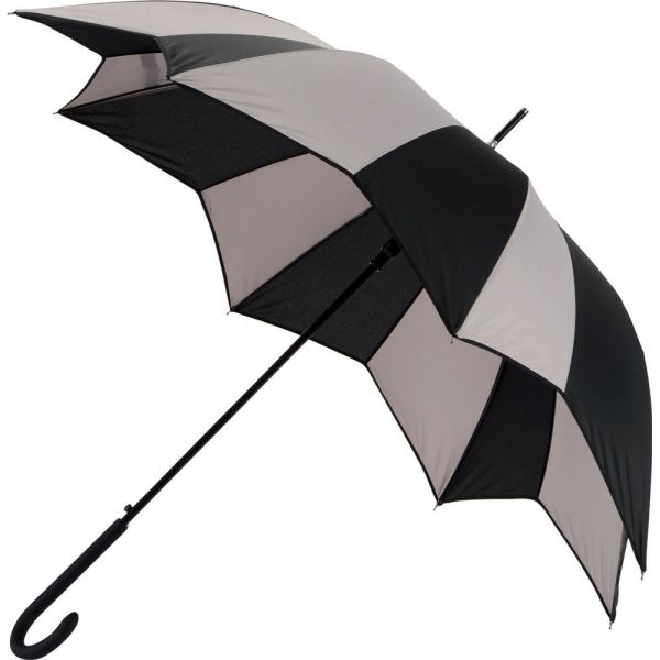 Parapluie bicolore découpe géométrique - AMA-1373