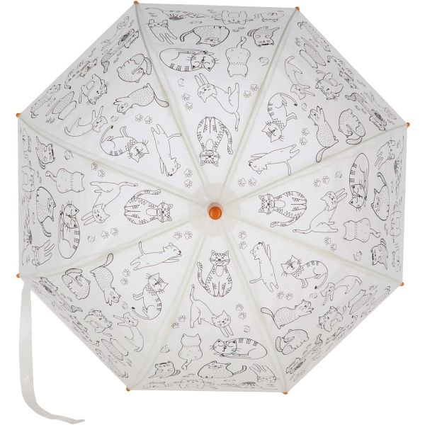 Parapluie enfant à colorier 70 cm - 11,90